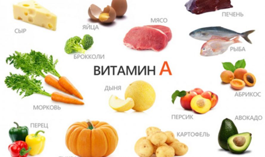 Продукты с высоким содержанием витамина А