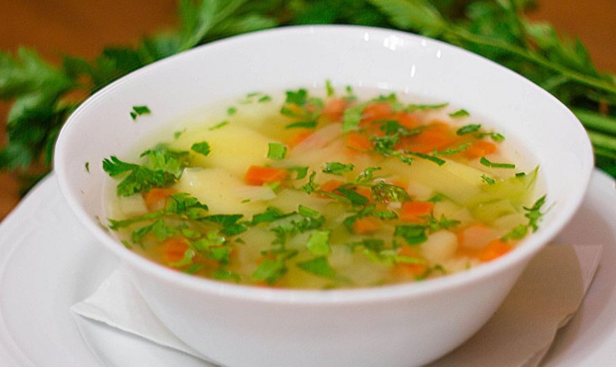 Вкусный постный суп из трех ингредиентов: пошаговый рецепт.